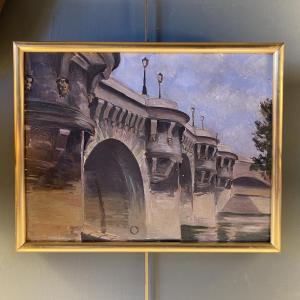 Landscape, The Pont Neuf In Paris