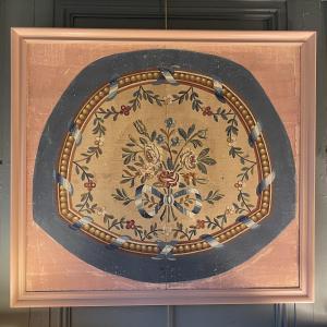 Aubusson Tapestry Cardboard, 74.5 Cm X 82 Cm