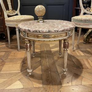 Painted Wooden Coffee Table 