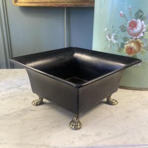 Planter, Plant Pot In Painted Sheet Metal