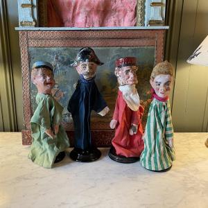 Series Of Four Guignol Puppets