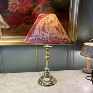 Bronze Lamp, Height 45 Cm