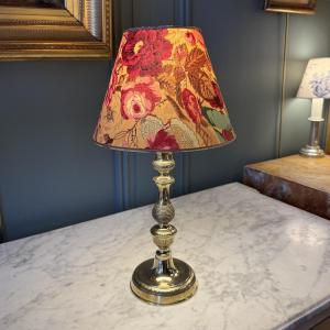 Bronze Lamp, Height 38 Cm