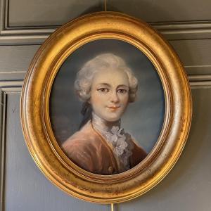 Portrait Of A Man, Pastel, Early 19th Century