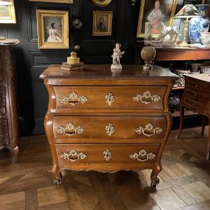 Small 18th Century Bordeaux Tomb Chest Of Drawers Stamped
