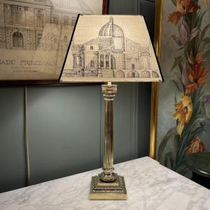 19th Century Bronze Lamp, 60 Cm High