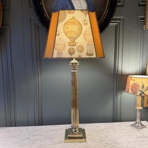 Large 19th-century Bronze Lamp, 77 Cm High