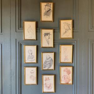 Parisians In The Belle époque, Caricatures (series A) - Sold Individually