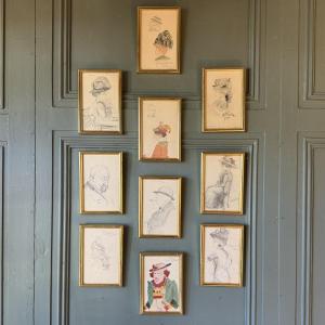 Parisians In The Belle époque, Caricatures (series B) - Sold Individually