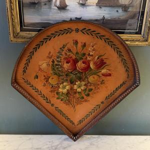 19th Century Painted Sheet Metal Tray