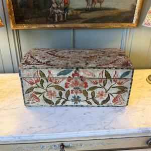 Painted Wood Wedding Box