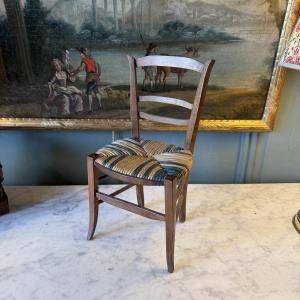 Miniature Straw-bed Chair