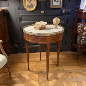 Marquetry Hot-water Bottle Table