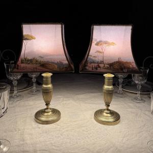 Pair Of Cordless Table Lamps