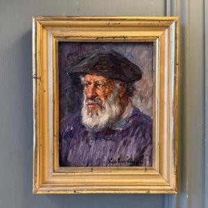 Portrait Of A Breton Sailor, By Léonie Humbert-vignot