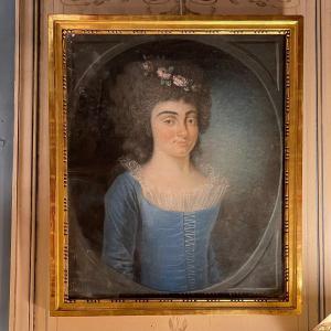 Portrait Of A Young Woman, Pastel XVIII