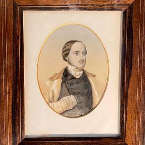 Portrait Of A Man, XIXth Drawing