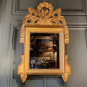 Pediment Mirror Louis XVI Style
