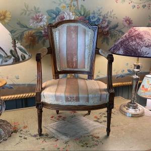 Louis XVI Style Nineteenth Doll Armchair