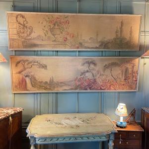 Large Decorative Painted Canvas, Sold Individually