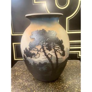 Glass Paste Vase 