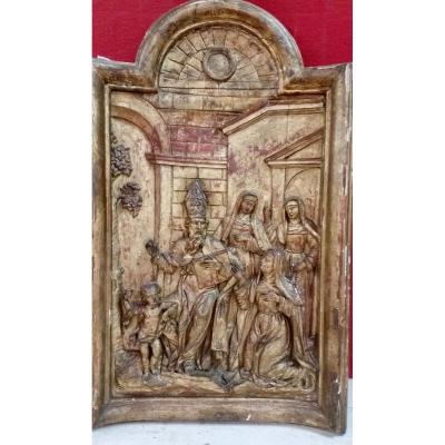 Altarpiece In Bas Relief