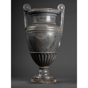 Vase In Bardiglio Reale - Neoclassical Period
