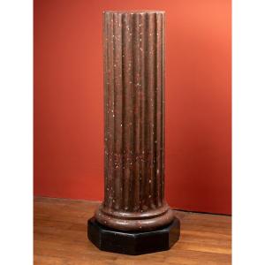 Scagliola Fluted Column