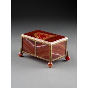 Orange Agate Casket