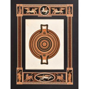 Pierre-françois Hugues d'Hancarville (1719-1805) - Sheet Representing An Antique Vase