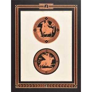 Pierre-françois Hugues d'Hancarville (1719-1805) - Sheet Representing Ancient Vases