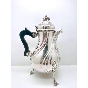Impressive 18th-century Silver Ewer From Lille