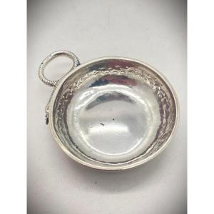Nemours 1760 Heavy Silver Tastevin 18th Century