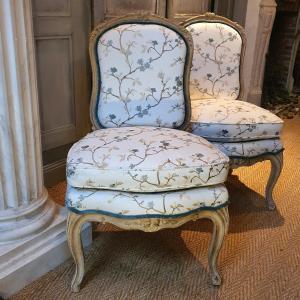 Pair Of Louis XV Style Armchairs 