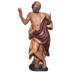 St Jerome Alabaster Figure Attributed To Alberto Or Andrea Tipa Trapani, C. 1750