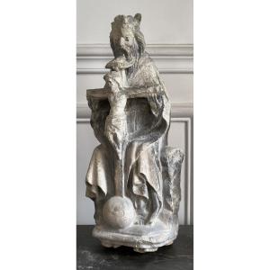 Throne Of Grace Or Trinity In Limestone Circa 1500