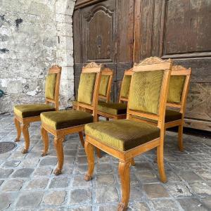 6 Restoration Chairs Stamped Jacob
