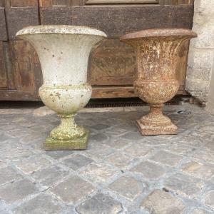 Pair Of Large 18th Century Medici Vases