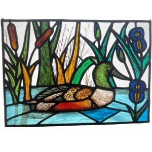 Stained Glass Window At Souchet