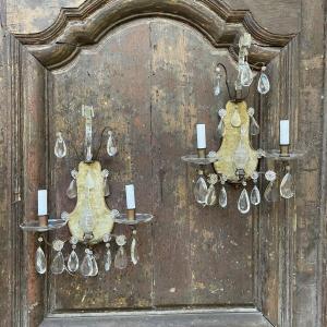Pair Of Tassel Sconces