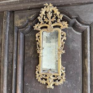 Gilded Wood Wall Mirror