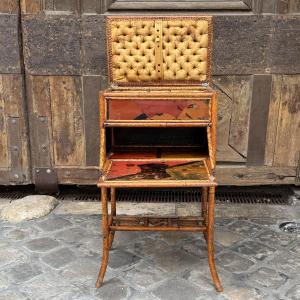 London Sole Makers Bamboo Side Table
