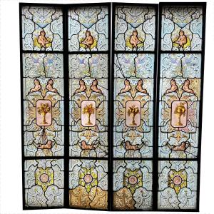 Stained Glass Windows With Angels (h250cm W216cm)