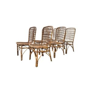 6 Rattan Chairs