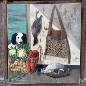 Oil On Canvas Still Life Signed And Dated Ch Mousset 1869