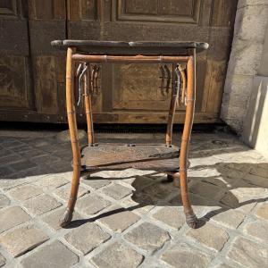 Bamboo Table In The Style Of Perret Vibert