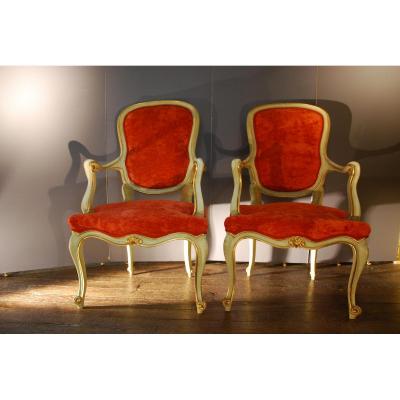 Pair Of Italian 19th Armchair