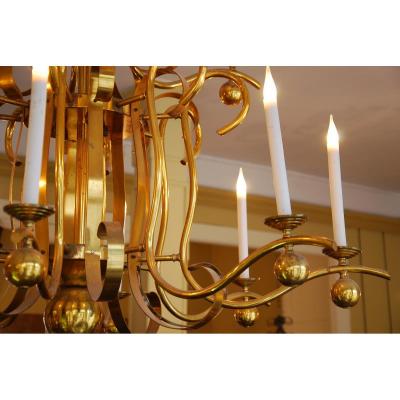 Grand Lustre H160cm 12 Bras De Lights