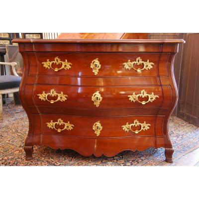 From Convenient Port Massif Mahogany 18th Century