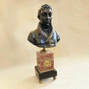 Bronze Bust Of Prince Charles De Rohan (1764-1836)